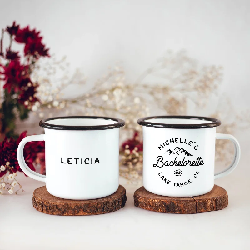 eco friendly travel mugs -Bachelorette Party Cups - Mountains