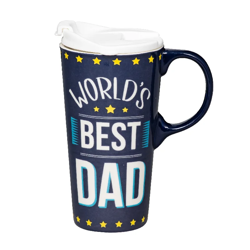 wedding mugs -Best Dad Ceramic Perfect Cup, 17oz, Gift Box