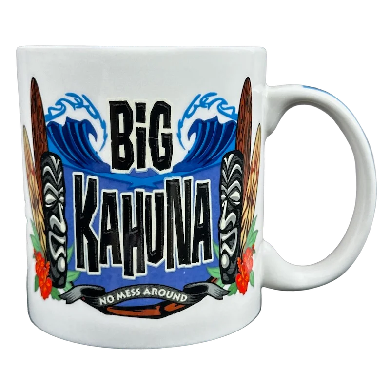 reusable glass coffee mugs -Big Kahuna Large Mug The Islander Group