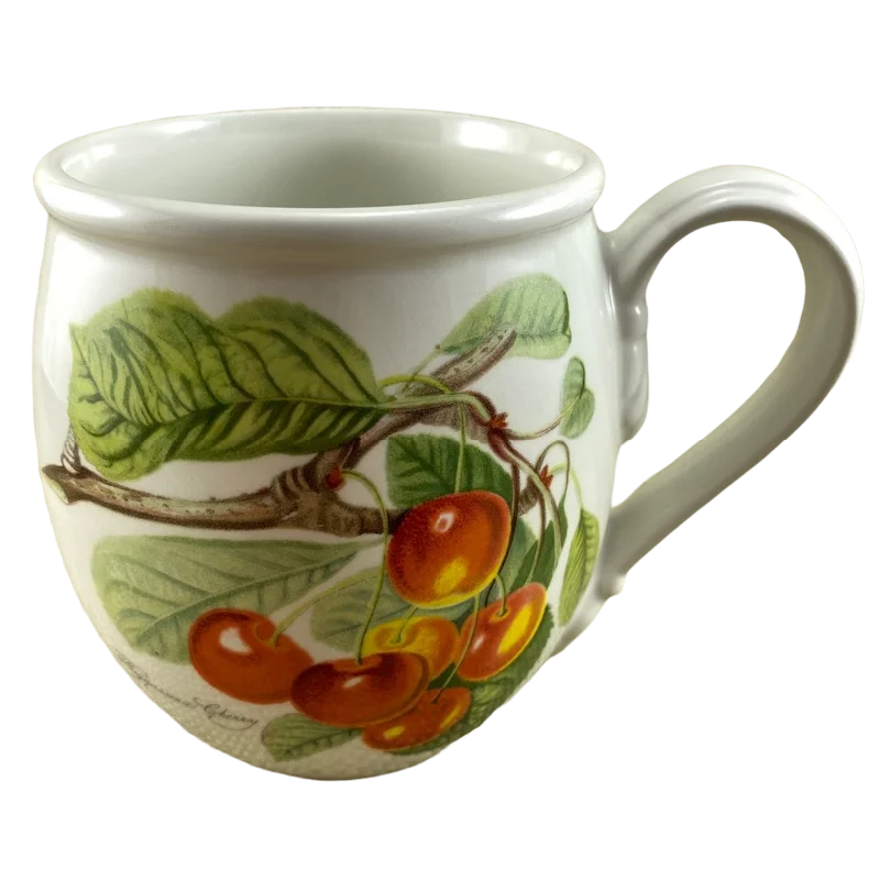 personal travel mugs -Bigarreau Cherry Barrel Mug Pomona Portmeirion