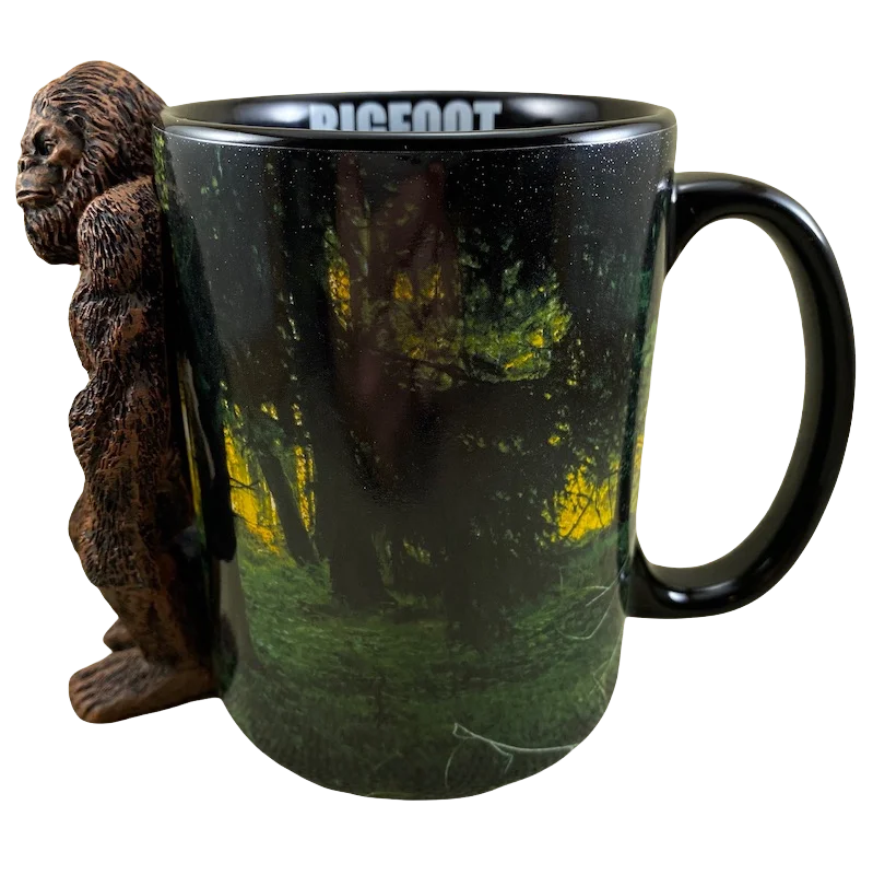 stainless steel coffee mugs for camping -Bigfoot Sasquatch 3D Figural Mug