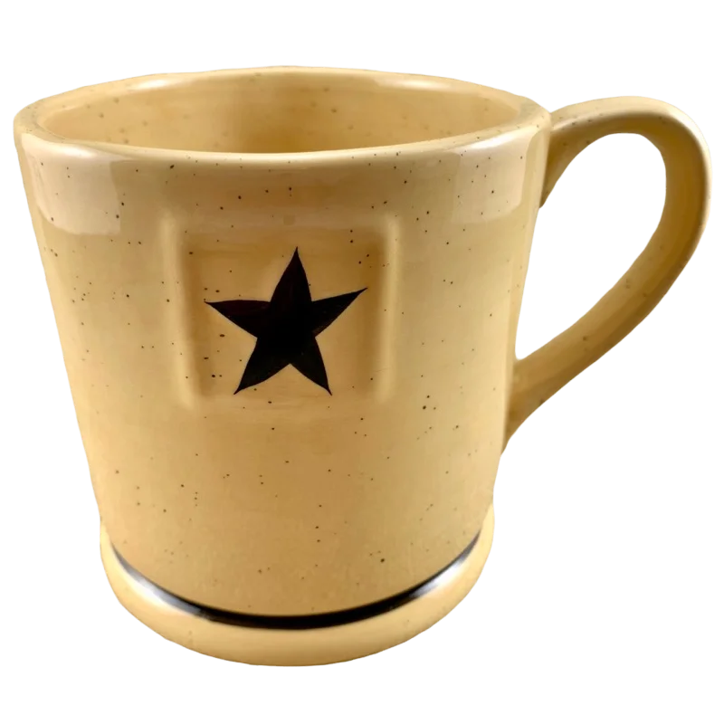 vintage tea mugs -Black Star Mug Park Designs