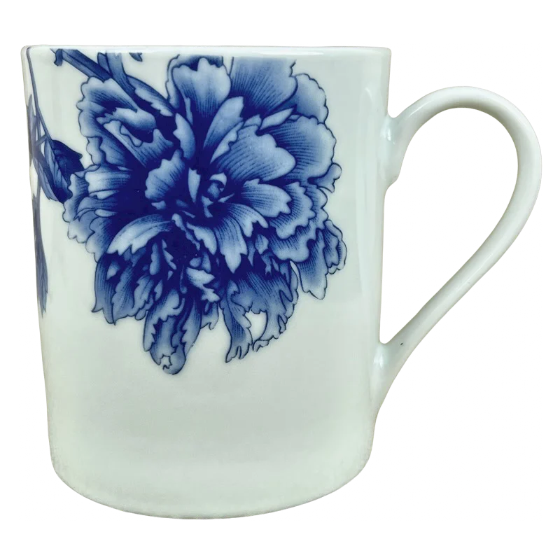 photo coffee mugs for gifts -Blue Peony Mug Spode