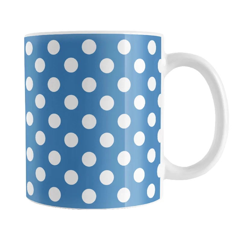 stainless steel tea tumBlue Polka Dot Mug