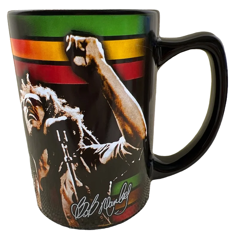 black tea cups -Bob Marley One Love Mug Zion Rootswear