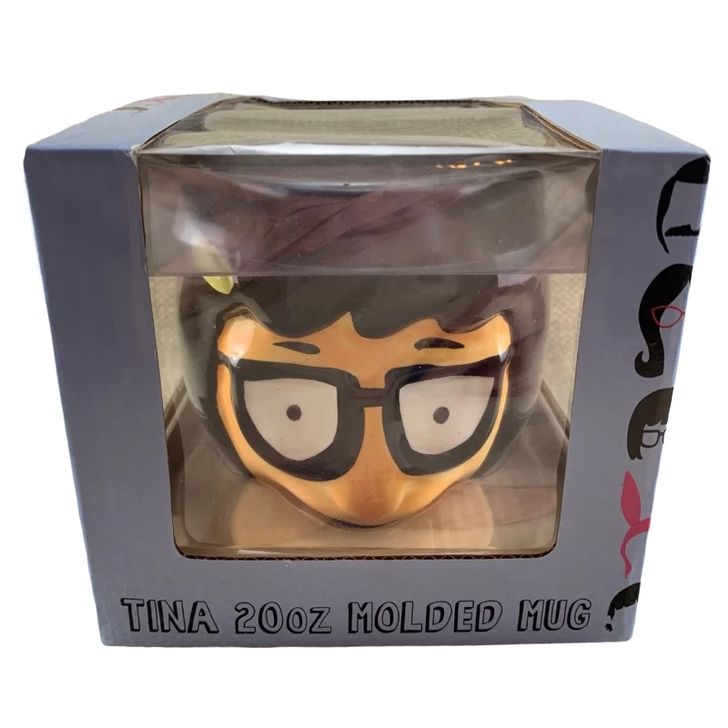 eco friendly mugs -Bob's Burgers Tina Belcher 20oz Molded Mug Surreal Entertainment NEW IN BOX