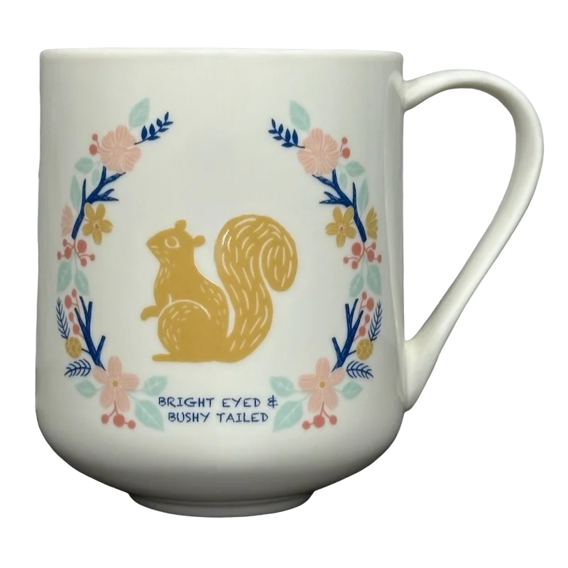 sports themed coffee mugs -Bright Eyed & Bushy Tailed Squirrel Mug Threshold