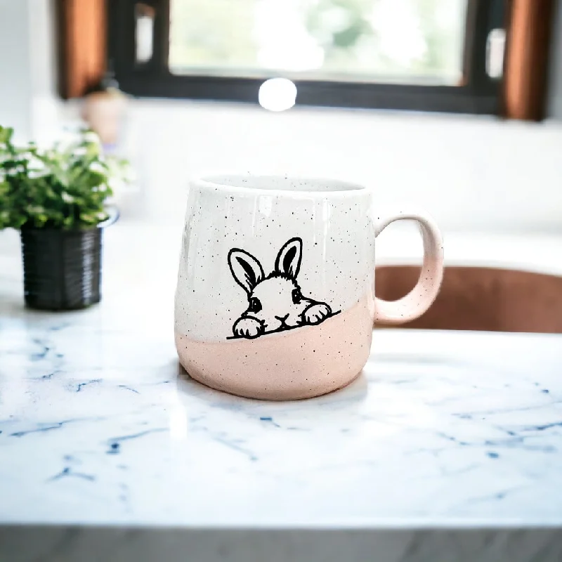 quirky coffee mugs -Farmhouse Bunny Love