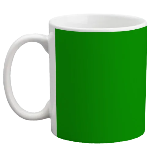 engraved tea mugs -Custom Coffee Mug - Green - 11 ounce