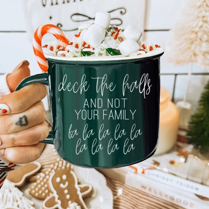 coffee cups for office -Deck The Halls Mug