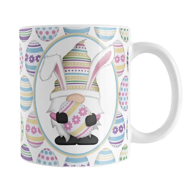 glass coffee tumblers -Easter Gnome Eggs Mug