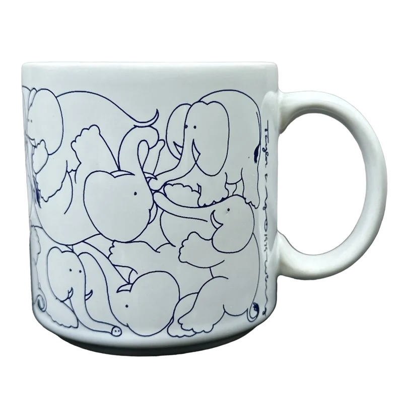 custom photo mugs -Elephants Naughty Orgy Mug Taylor & Ng