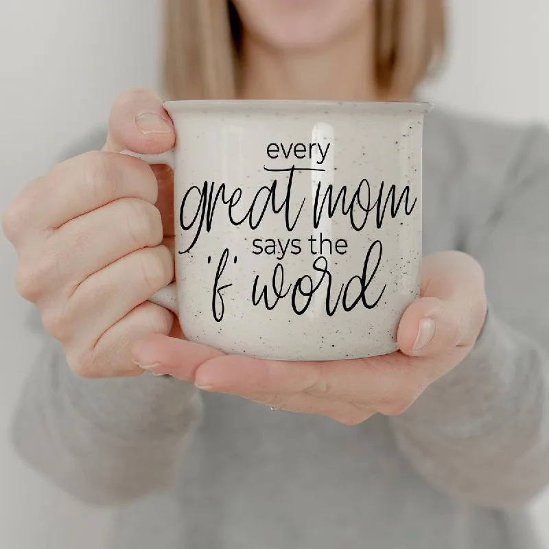 stylish tea mugs -Every Great Mom Says 14.5oz