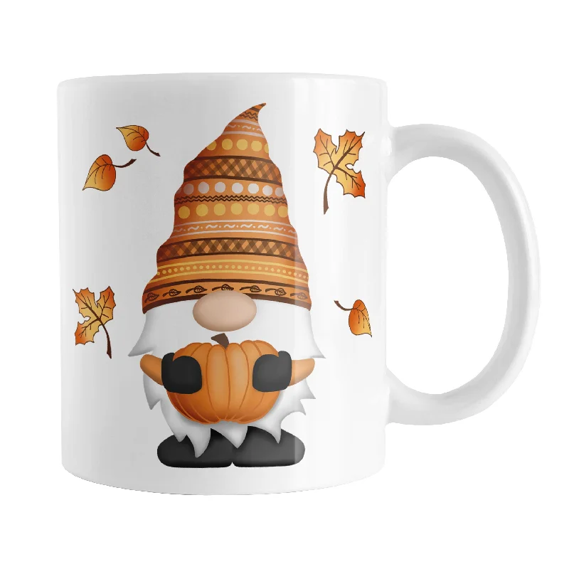 photo coffee mugs for gifts -Fall Pumpkin Gnome Mug