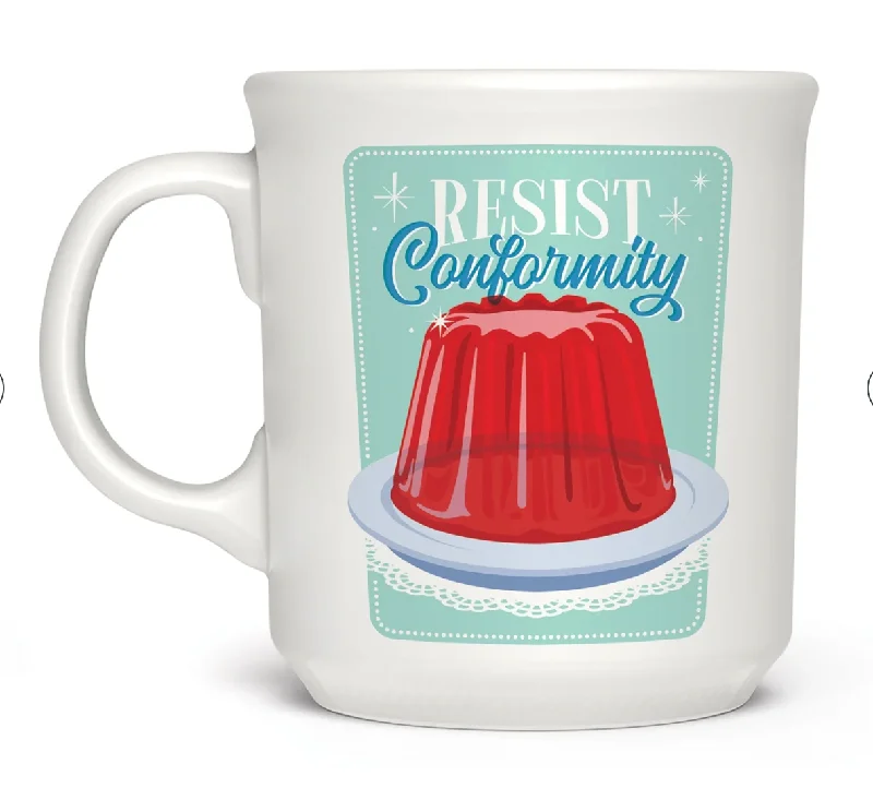 eco friendly tea mugs -FRED SAY ANYTHING MUG - RESIST CONFRMITY