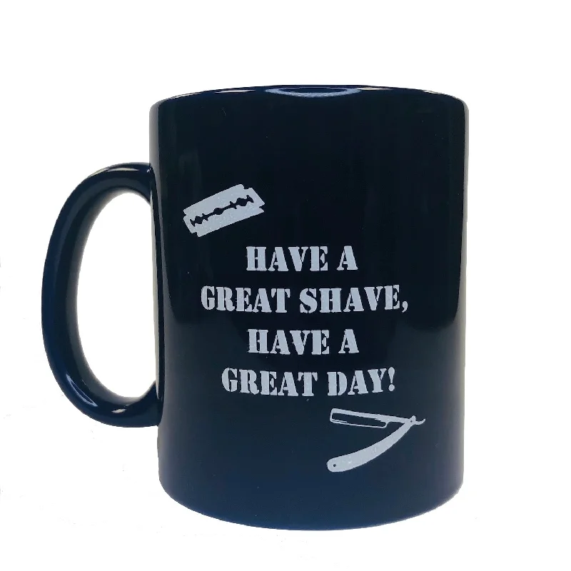 best travel tumblers -Shave Nation Coffee Mug-Navy Blue