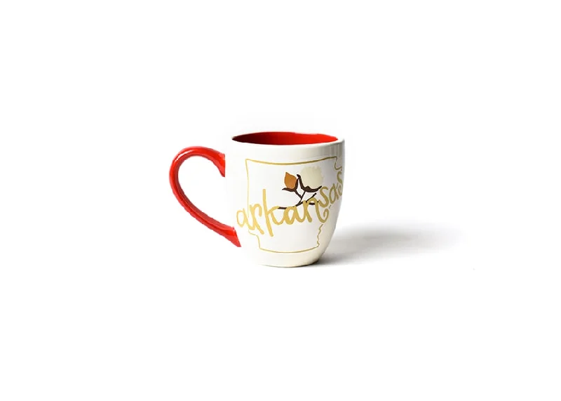 custom ceramic mugs -HAPPY EVERYTHING ARKANSAS MOTIF MUG