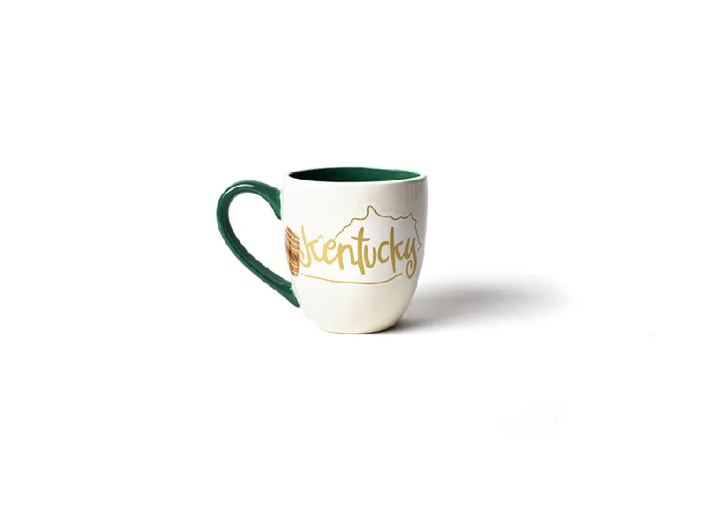 wooden tea cups -HAPPY EVERYTHING KENTUCKY MOTIF MUG