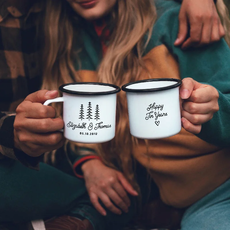 coffee mugs with names -Happy Tin Years