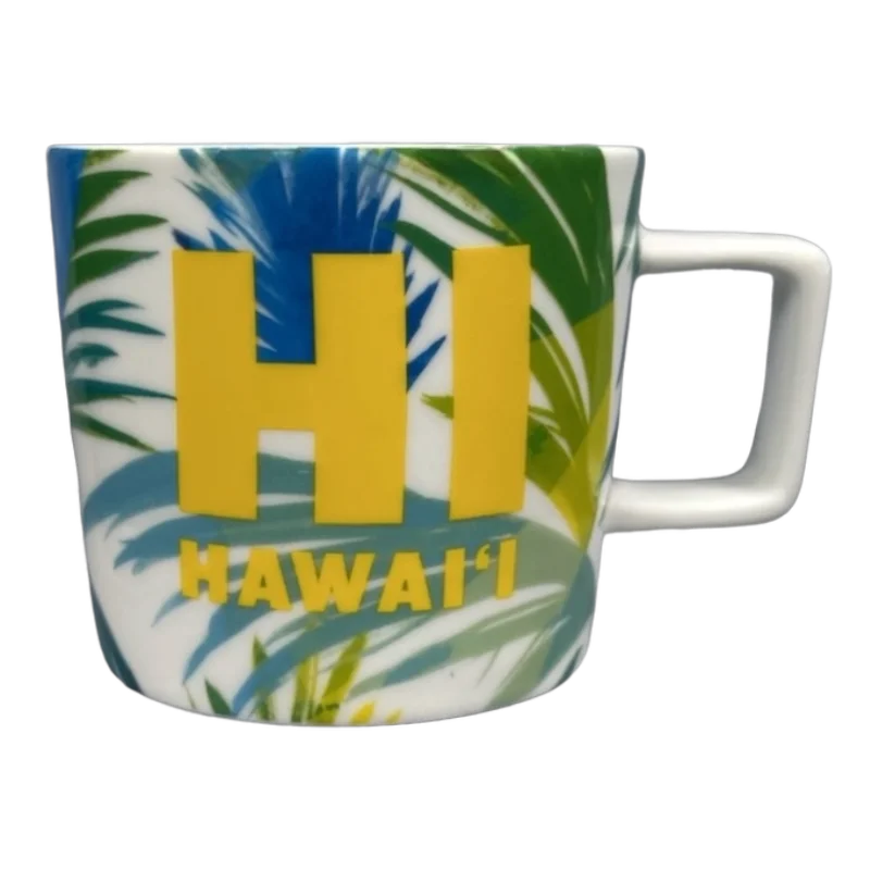 unique travel mugs -Hawaii Collection HI Hawaii Palm Leaves 14oz Mug 2018 Starbucks