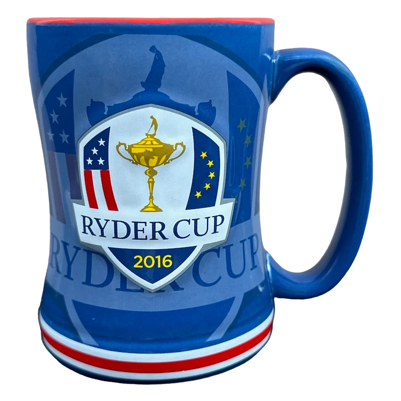 insulated travel cups for tea -Hazeltine 2016 Ryder Cup Embossed Mug