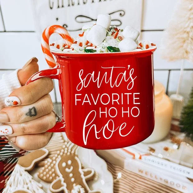 vintage coffee cups -Ho Ho Hoe Mug