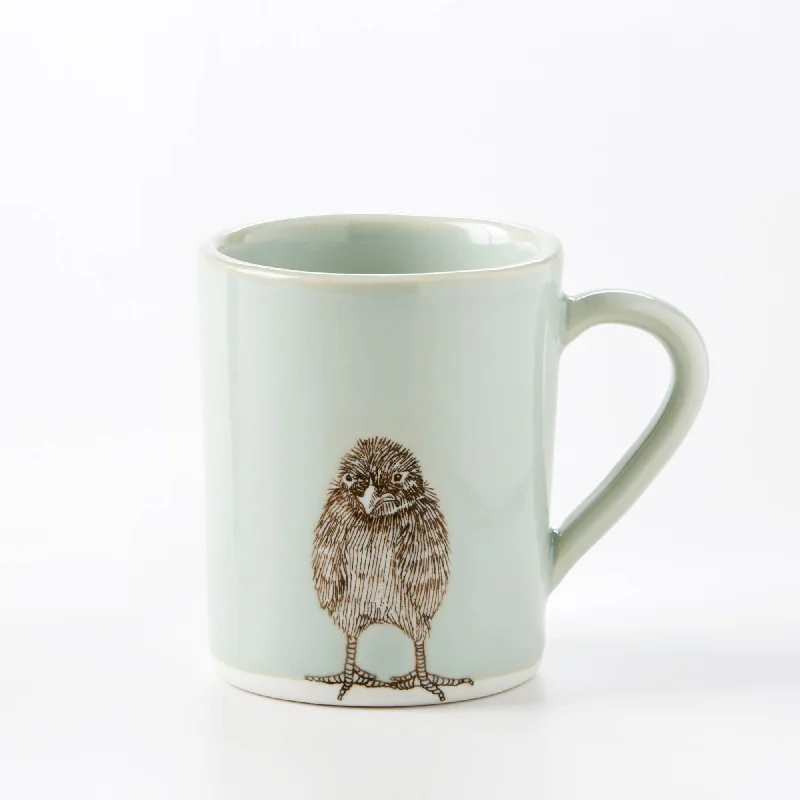 travel mugs with photos -Large Mug: Celadon Chick