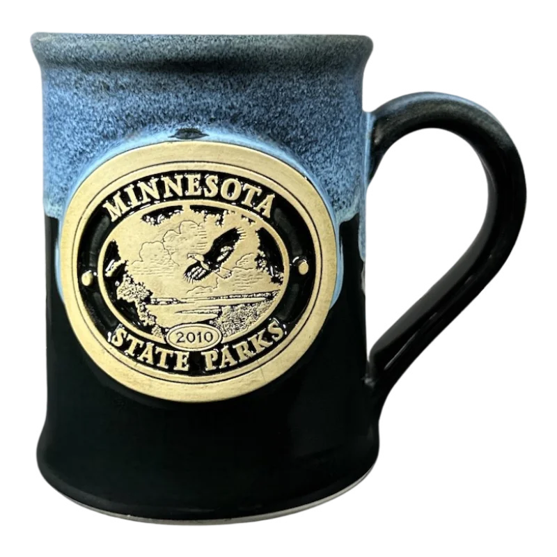 personalized glass coffee cups -Minnesota State Parks Limited Edition Mug 2010 Grey Fox Pottery