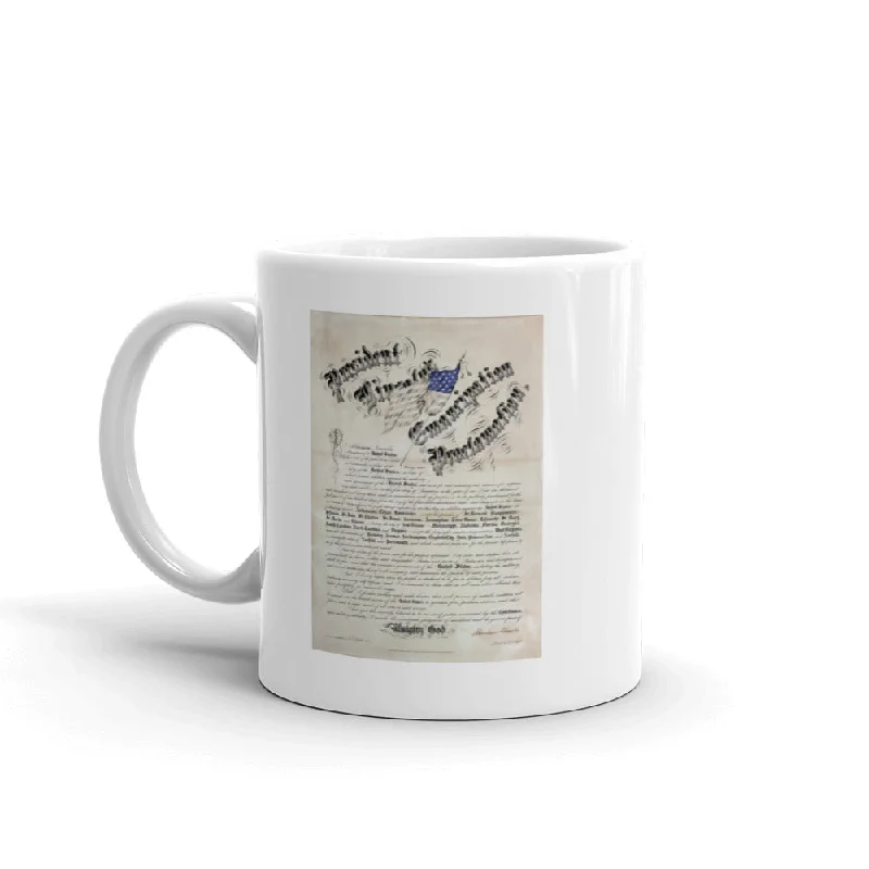 glass travel cups for work -The Emancipation Proclamation (mug)