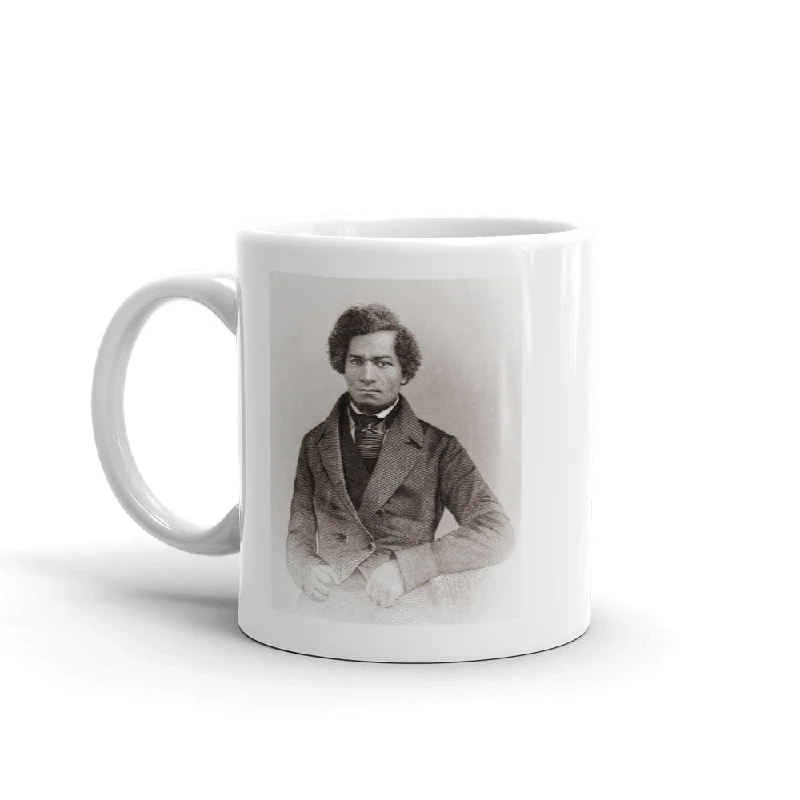 colorful ceramic mugs -Frederick Douglass, 1855 (mug)