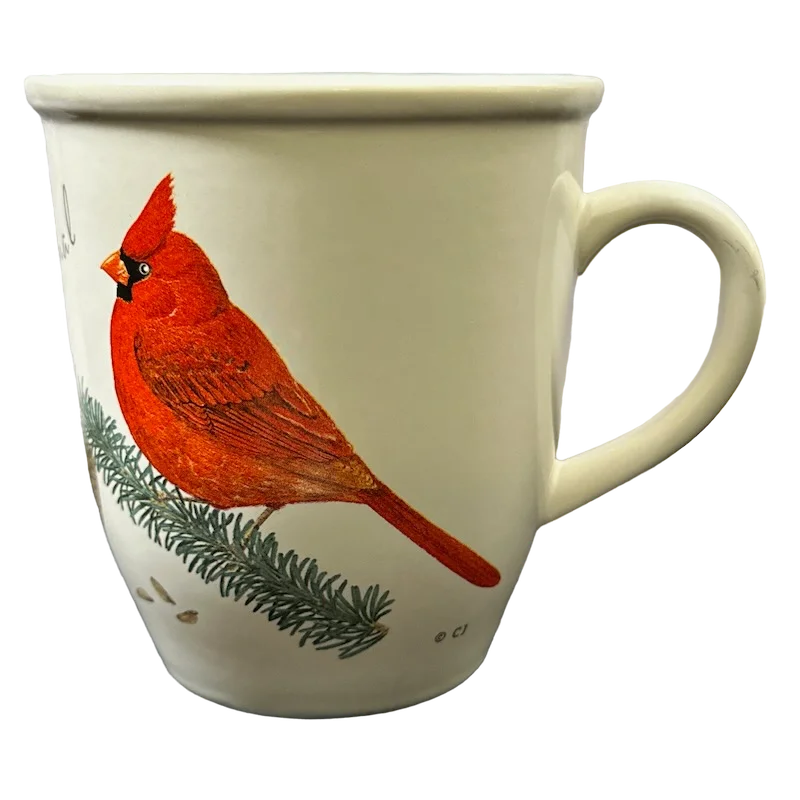 custom coffee mugs with logo -Northern Cardinal Mug CJ Wildlife