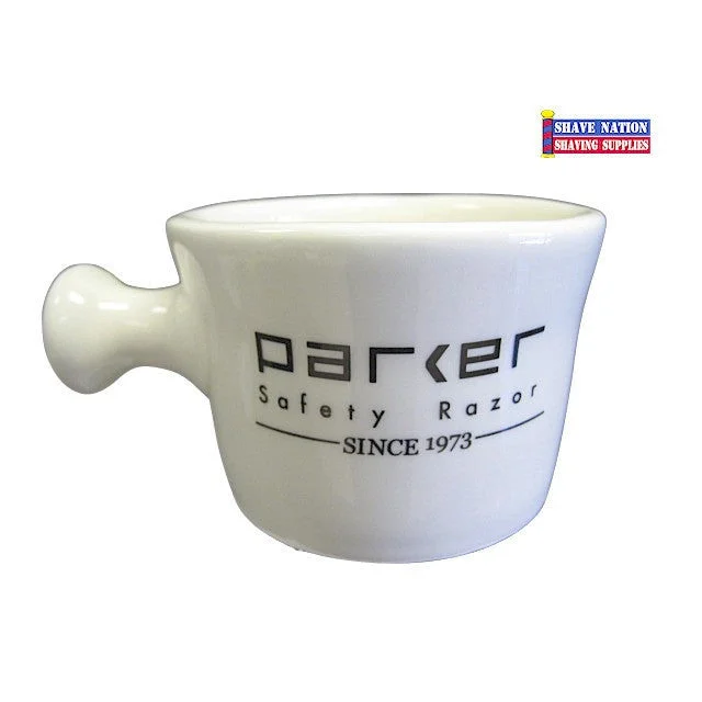 novelty tea cups -Parker Apothecary Shaving Mug Ivory