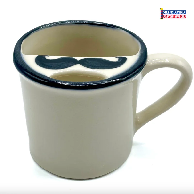 large coffee cups for gifts -Taconic Mustache Guard Mug