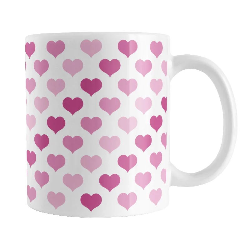 insulated tumblers -Pink Hearts Pattern Mug