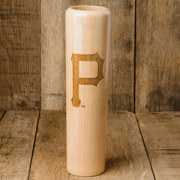 cute coffee mugs -Pittsburgh Pirates "P" Dugout Mug® | Baseball Bat Mug