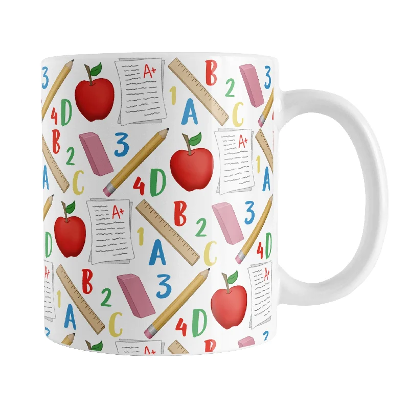 travel mugs for outdoor use -School Pattern Mug