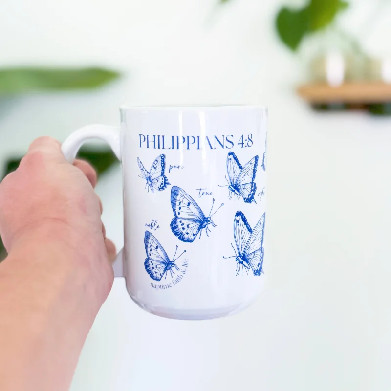 personal travel mugs -September Mug of the Month - Philippians 4:8 Think About These Things