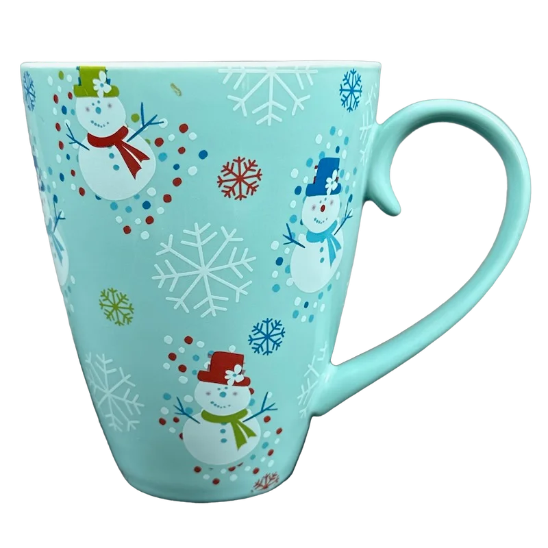 engraved coffee cups -Snowmen & Snowflakes Barista Mug 2005 Starbucks