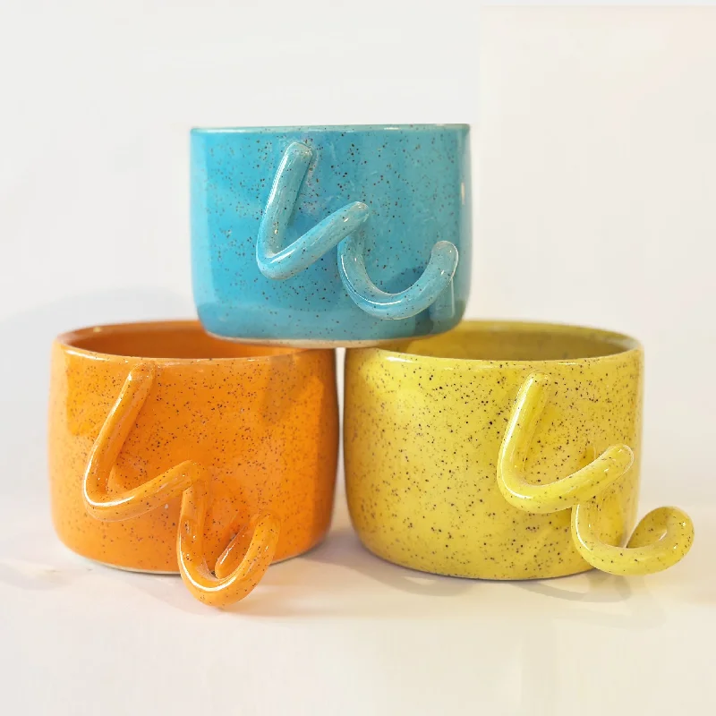 sports themed coffee mugs -Speckle Squiggle Mug