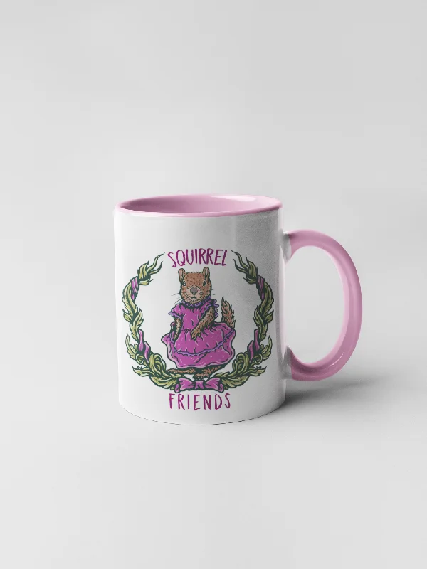 eco friendly coffee cups -Squirrel Friends Mug