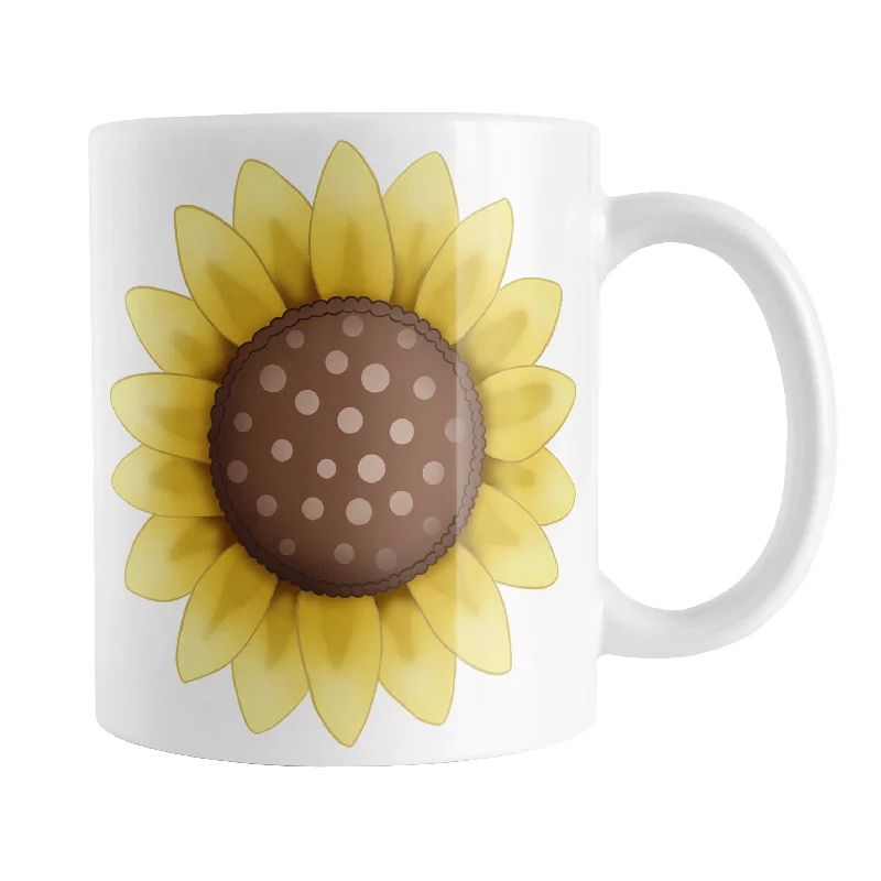 custom coffee tumblers -Sunflower Mug