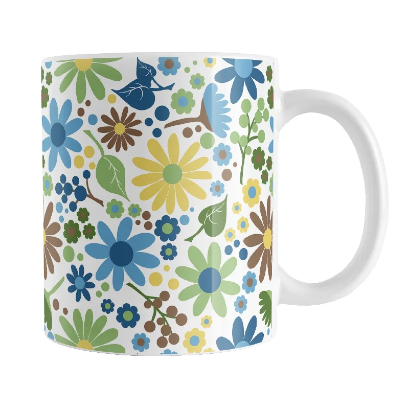 best custom coffee mugs -Sunny Summer Flowers Mug