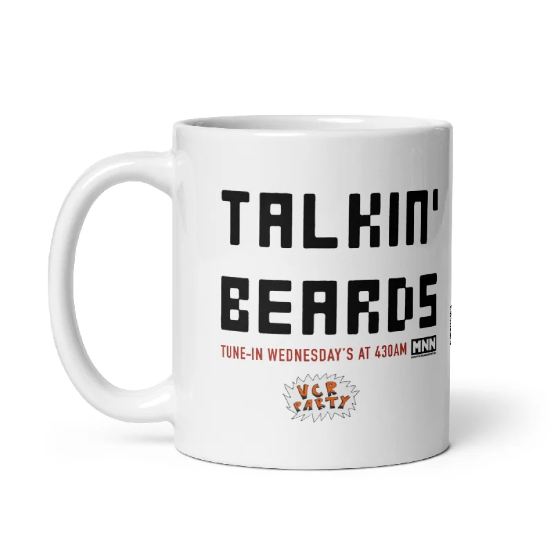 insulated coffee mugs with lid -Talkin' Beards Promotional Mug