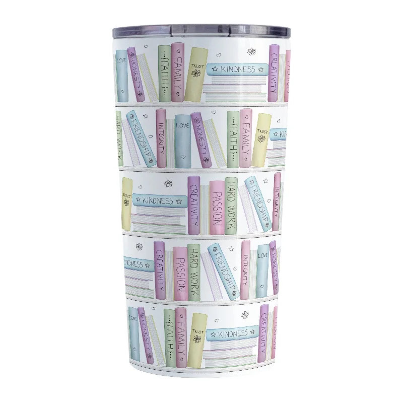 best tea cups for gifts -The Building Books of Life - Inspirational Reading Tumbler Cup