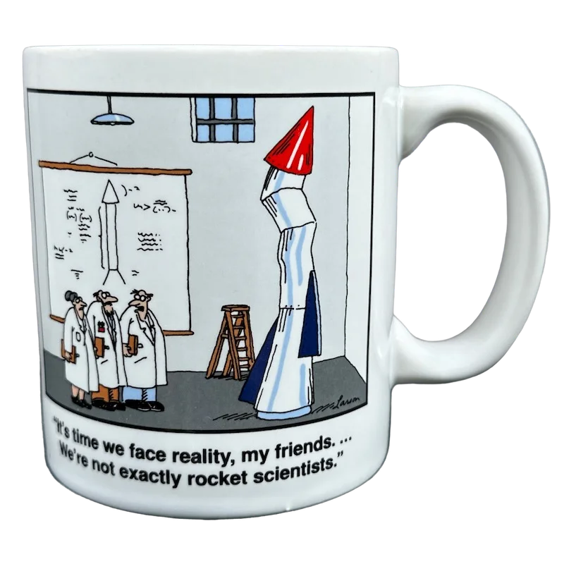 ceramic coffee cups for gifts -The Far Side Gary Larson We're Not Exactly Rocket Scientists Mug OZ