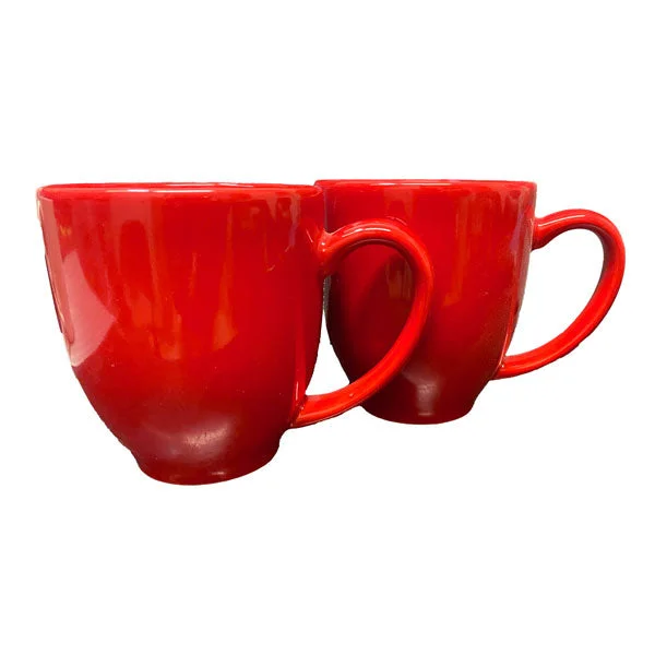 insulated tea tumblers -Valentine Grande Bistro Mug Duo – Set of 2 – Red