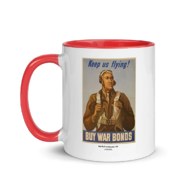 custom wedding coffee mugs -World War II recruiting, 1943 (two-color mug)