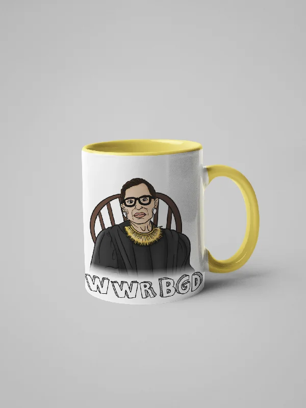 holiday themed coffee mugs -WWRBGD - What Would RBG Do? Ruth Bader Ginsberg Mug