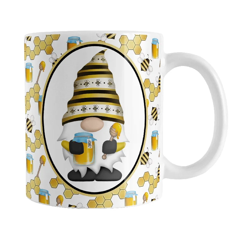 stainless steel cups for tea -Yellow Gnome Honey Jar Bee Mug