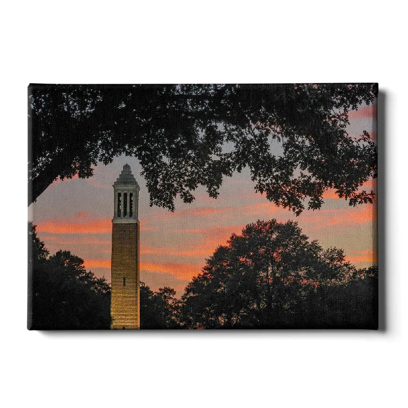 luxury decorative art paintings-Alabama Crimson Tide - Denny Chimes Sunset